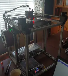Thumbnail: Completed custom 3D printer build