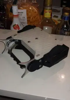 Thumbnail: Version 2.0, converted to a 2WD drum spinner with a nylon frame and laser-cut steel beater bar