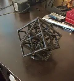 Thumbnail: This lattice torture test print was used to evaluate overhang, stringing, and retraction performance. This result is almost perfect, with only a few small strings and surface artifacts