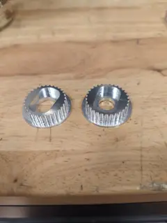 Thumbnail: CNC machined aluminum timing pulleys