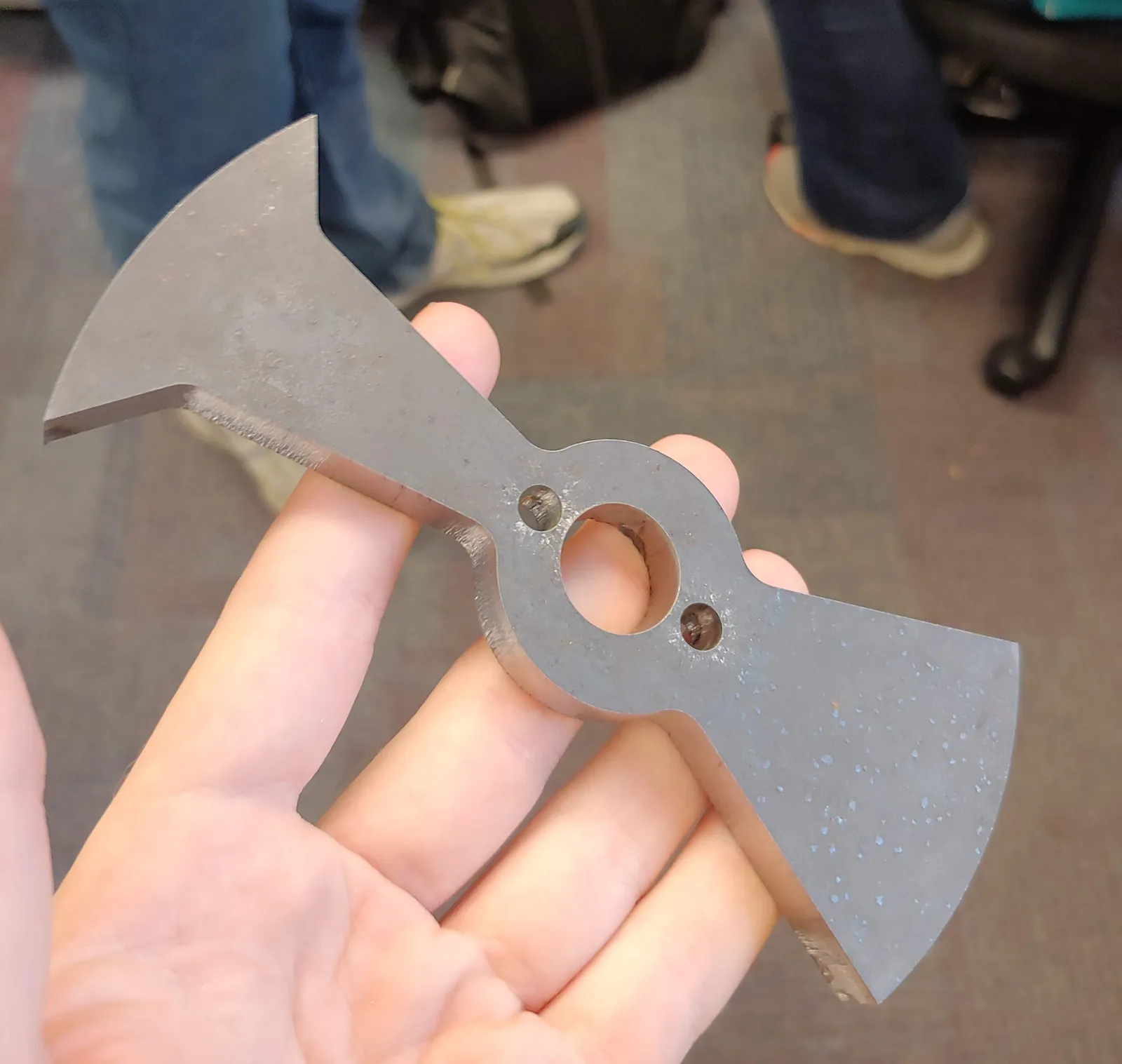 The vertical spinner weapon