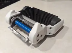 Thumbnail: Latest iteration of spinny boiii, with a custom CNC-machined weapon and bulky TPU armor