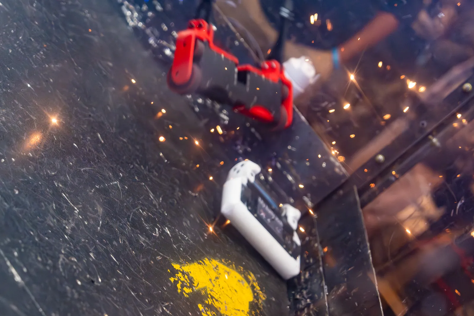 Winning the face-to-face engagement with a shower of sparks!